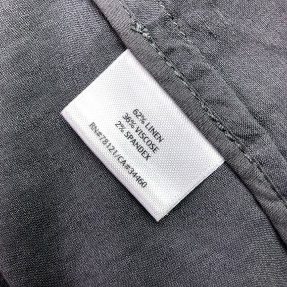 Eileen Fisher Linen Blend Open Front Jacket | Small - Picture 8 of 8